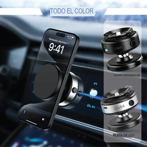 Soporte Magnético para Celular de Coche 360° - Modelo 2025