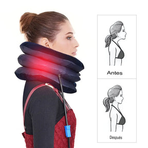 Collar Cervical Inflable Ortopédico – Alivio de Dolor y Corrección Postural