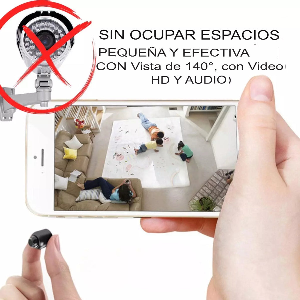 Mini Cámara Safe Vision Bluetooth - Wifi (Ultra HD 4K)